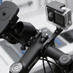 Uchwyt Rowerowy do kamer sportowych typu GoPro DJI SJCAM Aluminium