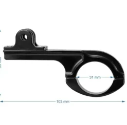 Uchwyt Rowerowy do kamer sportowych typu GoPro DJI SJCAM Aluminium