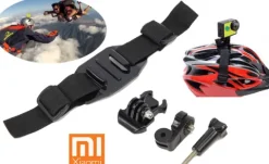 UCHWYT - TAŚMA - NA KASK DO XIAOMI YI 1, 2 4K, 4K+, Lite Z ZADAPTEREM