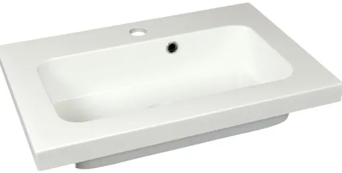 Umywalka Grand 55 Prostokątna z Powłoką NanoShine 55x36 cm Wpuszczana