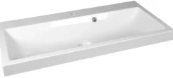 Umywalka Large 80 Prostokątna z Powłoką NanoShine L-8040 Duża Misa