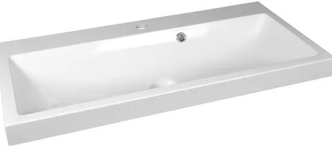 Umywalka Large 100 Prostokątna z Powłoką NanoShine L-1040 Duża Misa !!