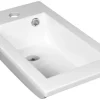 Umywalka Line 40 z Powłoką NanoShine 40x25 Cienki Rant Mała Toaleta WC