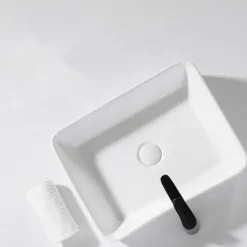 UMYWALKA NABLATOWA CERAMICZNA STAWIANA BIAŁA BLAT REBIKO