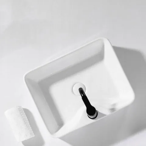 UMYWALKA NABLATOWA CERAMICZNA STAWIANA BIAŁA BLAT REBIKO