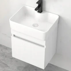 UMYWALKA NABLATOWA CERAMICZNA STAWIANA BIAŁA BLAT REBIKO