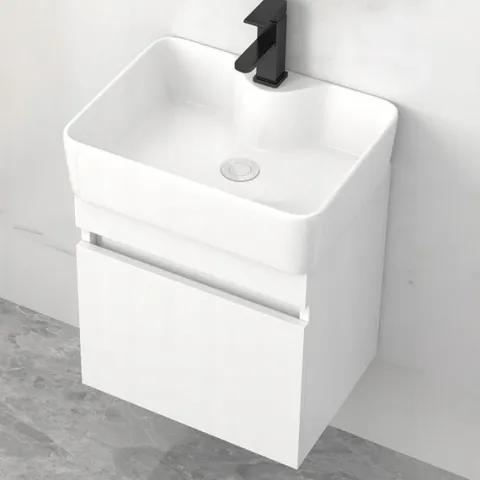 UMYWALKA NABLATOWA CERAMICZNA STAWIANA BIAŁA BLAT REBIKO