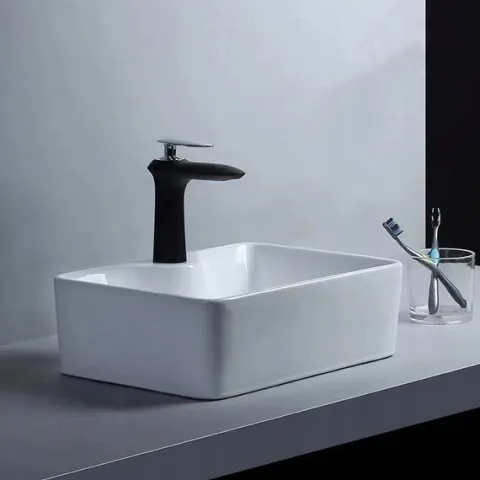 UMYWALKA NABLATOWA CERAMICZNA STAWIANA BIAŁA BLAT REBIKO