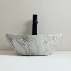 UMYWALKA NABLATOWA STAWIANA CERAMICZNA ELEGANCKA KAMIENNA