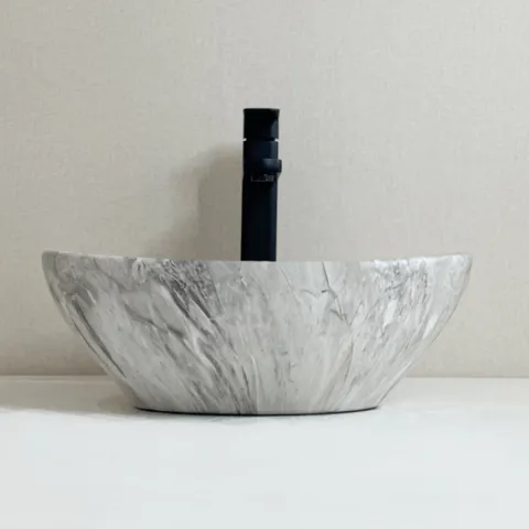 UMYWALKA NABLATOWA STAWIANA CERAMICZNA ELEGANCKA KAMIENNA
