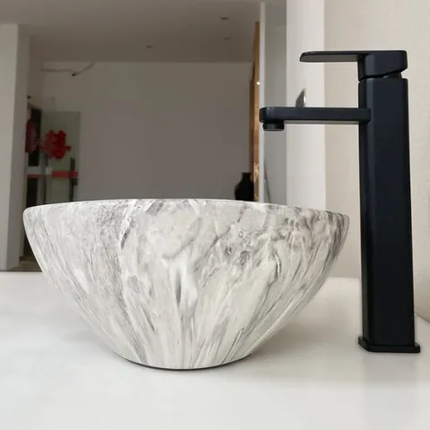 UMYWALKA NABLATOWA STAWIANA CERAMICZNA ELEGANCKA KAMIENNA