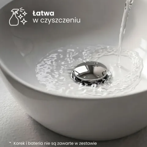 Umywalka Owalna Nablatowa Ceramiczna 49 cm Stawiana Połysk Biała ELIPSE