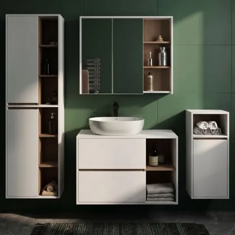Umywalka Owalna Nablatowa Ceramiczna 49 cm Stawiana Połysk Biała ELIPSE