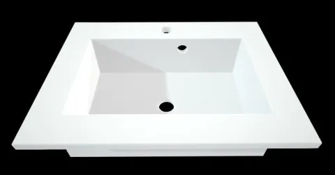 UMYWALKA 60x46 BIAŁA konglomerat naszafkowa