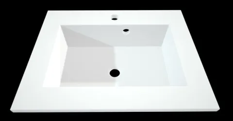 UMYWALKA 60x46 BIAŁA konglomerat naszafkowa