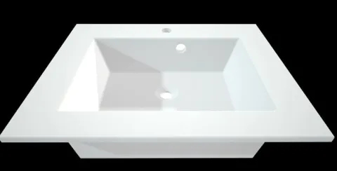 UMYWALKA 60x48 BIAŁA konglomerat naszafkowa