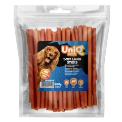 UNIQ PETS Przysmak dla psa paluszki z jagnięciny - przekąska 500g