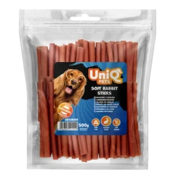 UNIQ PETS Przysmak dla psa paluszki z królika - przekąska 500g