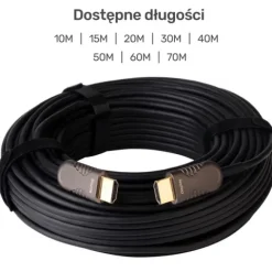 Unitek Kabel optyczny HDMI 2.0 AOC 4K 60Hz 100 m