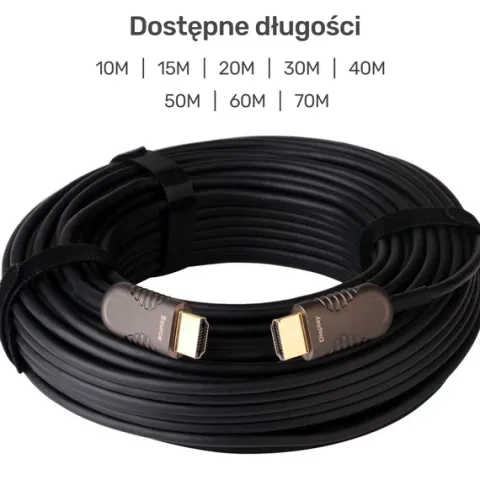 Unitek Kabel optyczny HDMI 2.0 AOC 4K 60Hz 100 m