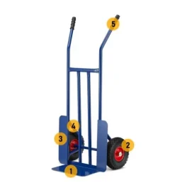 Uniwersalna młynarka wózek magazynowy HIGHER®️ do 280 kg