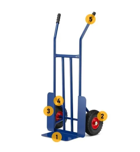 Uniwersalna młynarka wózek magazynowy HIGHER®️ do 280 kg