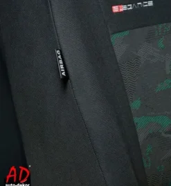 Uniwersalne pokrowce przód ELEGANCE 1+1 ZIELONE Fiat Marea 1996-2002