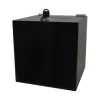 Urna skarbonka puszka skrzynkaz plexi czarnej na dokumenty 25x25x25cm