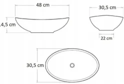 VELDMAN UMYWALKA NABLATOWA ZUZAN 48cm