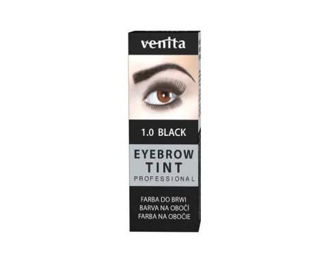 VENITA HENNA DO BRWI I RZĘS CZARNA