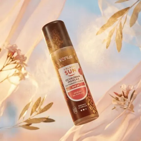 VENUS GOLDEN SUN MGIEŁKA DO TWARZY I CIAŁA OCHRONNA SPF 25 75 ML