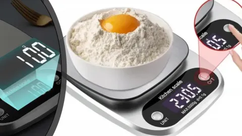Vezo waga kuchenna elektroniczna precyzyjna lcd do kuchni dokładna domowa