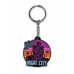 Visit Night City | 5 cm | Rubber | Brelok | Cyberpunk 2077