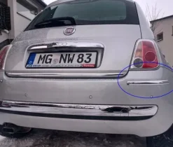 Volvo V70 III Kombi (III, 07-16) - Listwy Ochraniacz Zderzaka - CHROM