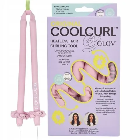 Wałek do kręcenia loków 2 gumki Glov Coolcurl Heatless Hair Curling Tool