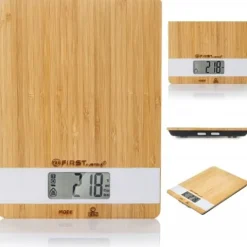 Waga kuchenna BAMBUSOWA 5kg/1g FIRST AUSTRIA
