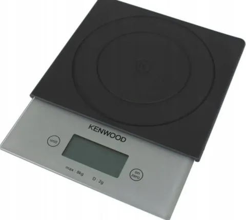 Waga kuchenna Kenwood AT850 Czarna do 8kg Prezycja 2kg Szkło