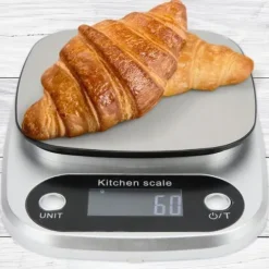 Waga kuchenna MEMFLOW Waga kuchenna 5000g 0,1g srebrny/szary 5 kg