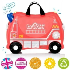 Walizka Jeżdząca Dziecięca Straż Pożarna 18L Trunki