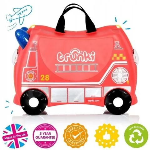 Walizka Jeżdząca Dziecięca Straż Pożarna 18L Trunki