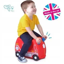 Walizka Jeżdząca Dziecięca Straż Pożarna 18L Trunki