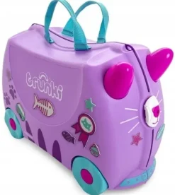 WALIZKA TRUNKI JEŻDŻĄCA WALIZECZKA - JEŹDZIK KOTEK