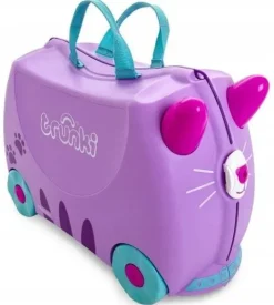 WALIZKA TRUNKI JEŻDŻĄCA WALIZECZKA - JEŹDZIK KOTEK