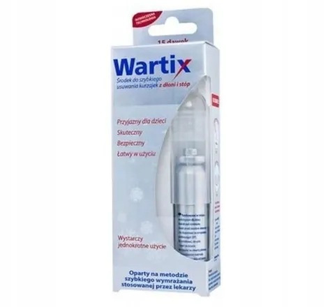 Wartix, aerozol do wymrażania kurzajek, 38 ml