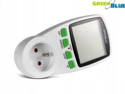 WATOMIERZ LICZNIK ENERGII MIERNIK DO ZUŻYCIA PRĄDU MOCNY GreenBlue GB202