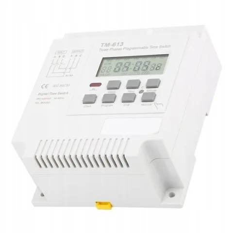 WŁĄCZNIK WYŁĄCZNIK CZASOWY TRÓJFAZOWY 380V TM-613 16A 50-60HZ