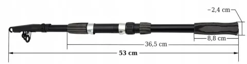Wędka teleskopowa Miracle Fish TELESKOP TRAVEL 210 cm WT: 30-80g 2,1 m