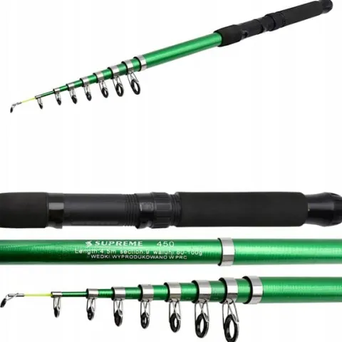 Wędka teleskopowa SUPREME 450 cm WT: 80-100g 4,5 m