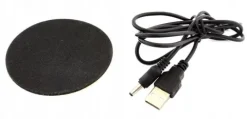 WENTYLATOR KOLUMNOWY BIURKOWY STOJĄCY OSCYLACJA KLIMA USB 3W CZARNY