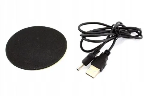 WENTYLATOR KOLUMNOWY BIURKOWY STOJĄCY OSCYLACJA KLIMA USB 3W CZARNY